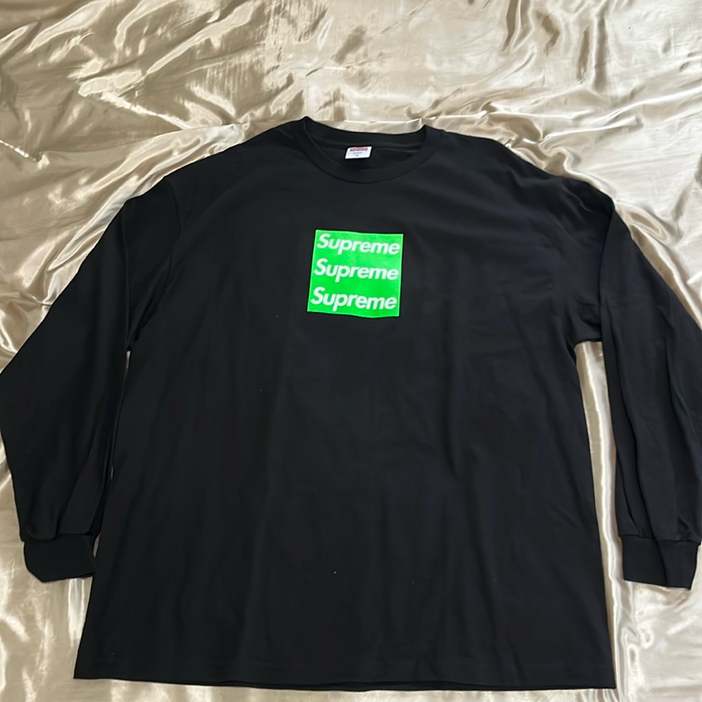 Asspizza Triple Box Logo Longsleeve 2021 Glow In The Dark